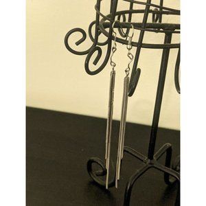 Dangling Silver Earrings